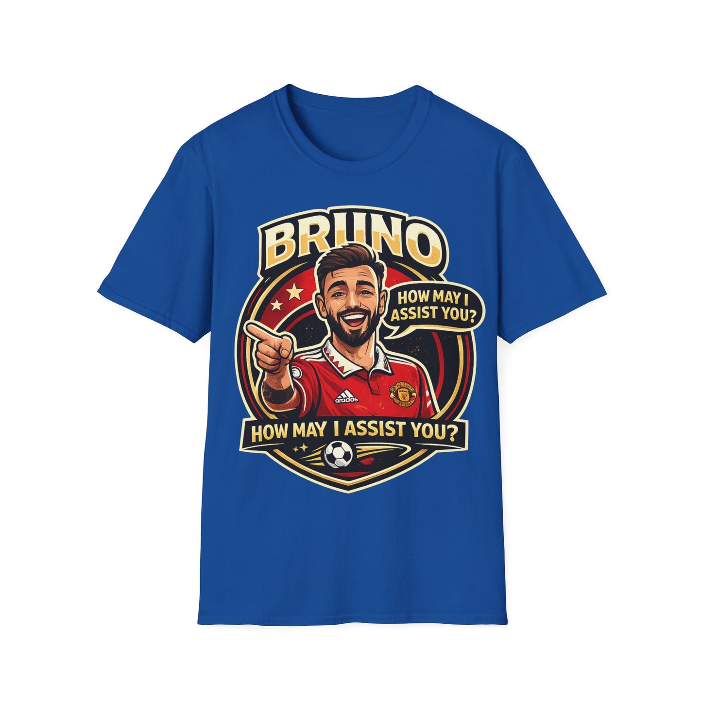 Bruno Fernandes Assist Record Celebration T-Shirt — Man United Fan Tee