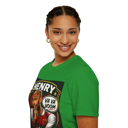 Arsenal 'Va Va Boom' Henry Football Legend T-Shirt