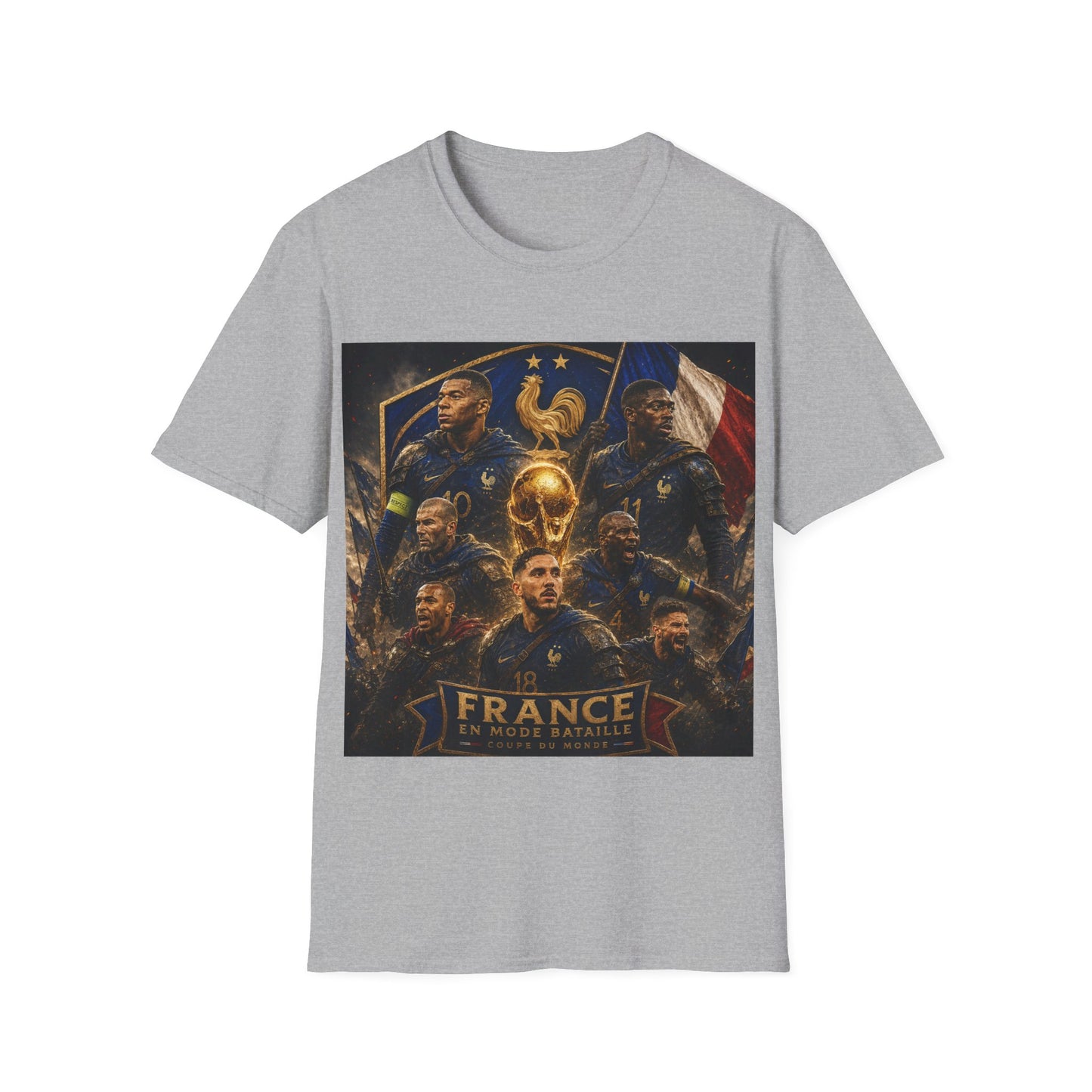 France World Cup 2026 T-Shirt — "Imbattable" (Mbappé, Dembélé, Saliba, Cherki)