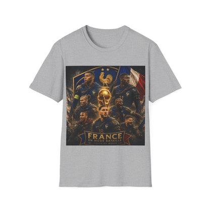 France World Cup 2026 T-Shirt — "Imbattable" (Mbappé, Dembélé, Saliba, Cherki)