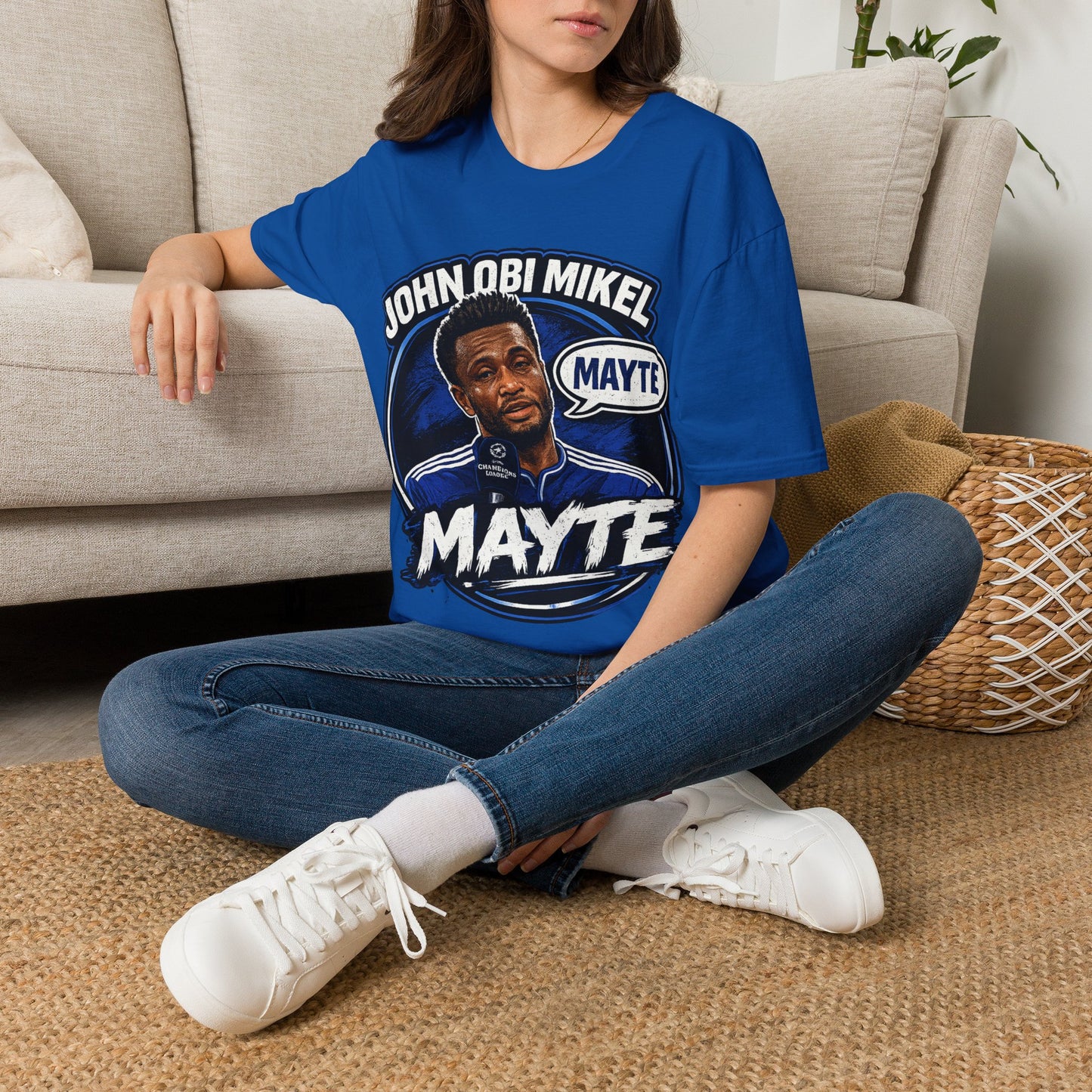 John Obi Mikel Premier League Legend T-Shirt — Funny Podcast Quote
