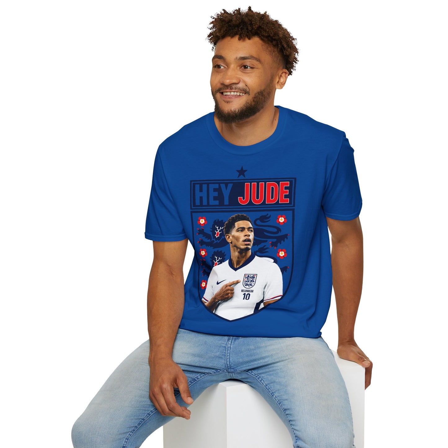 Hey Jude - Jude Bellingham England T-Shirt — Retro Football Graphic Tee