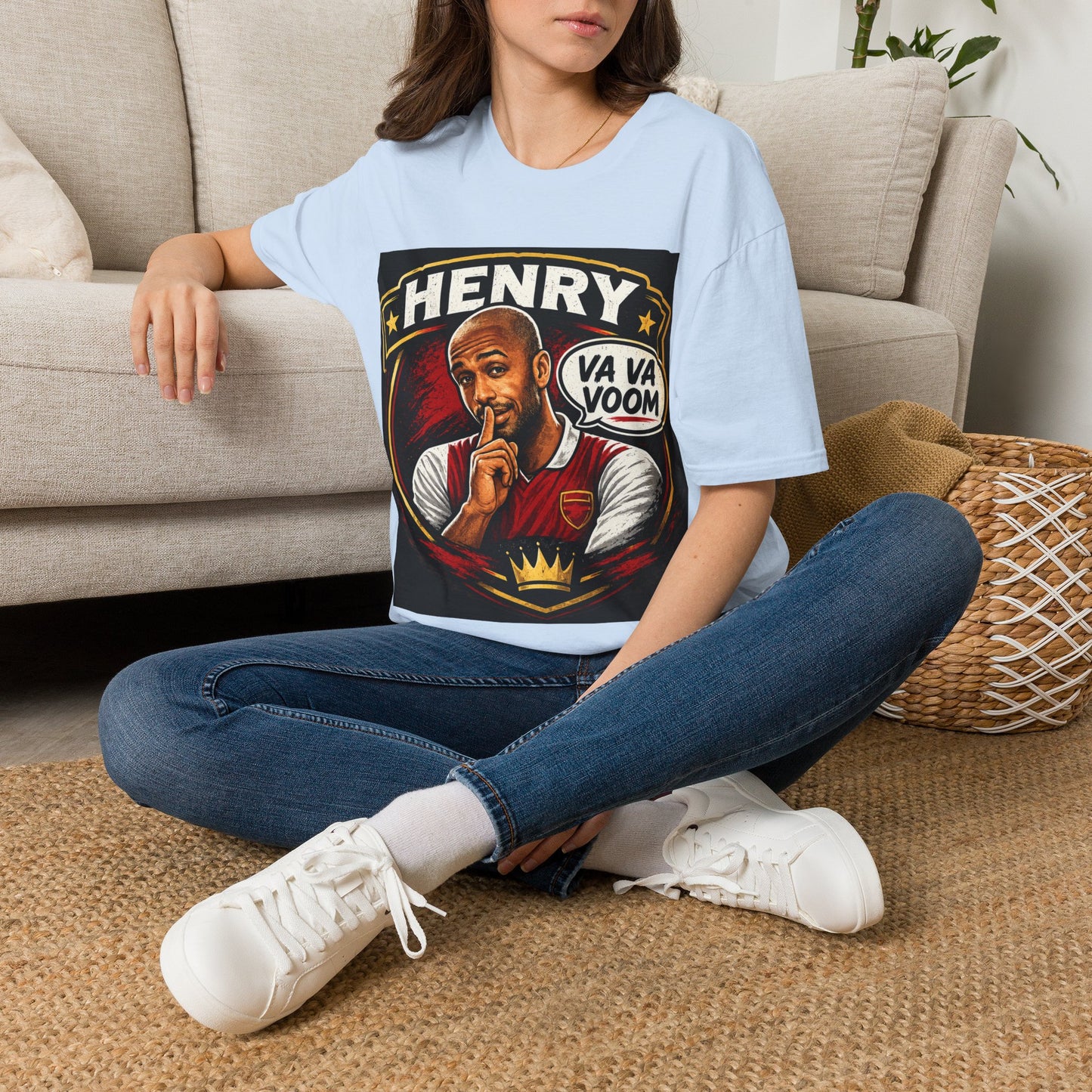 Arsenal 'Va Va Boom' Henry Football Legend T-Shirt