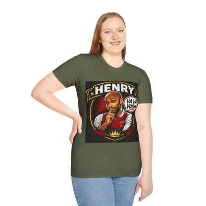 Arsenal 'Va Va Boom' Henry Football Legend T-Shirt