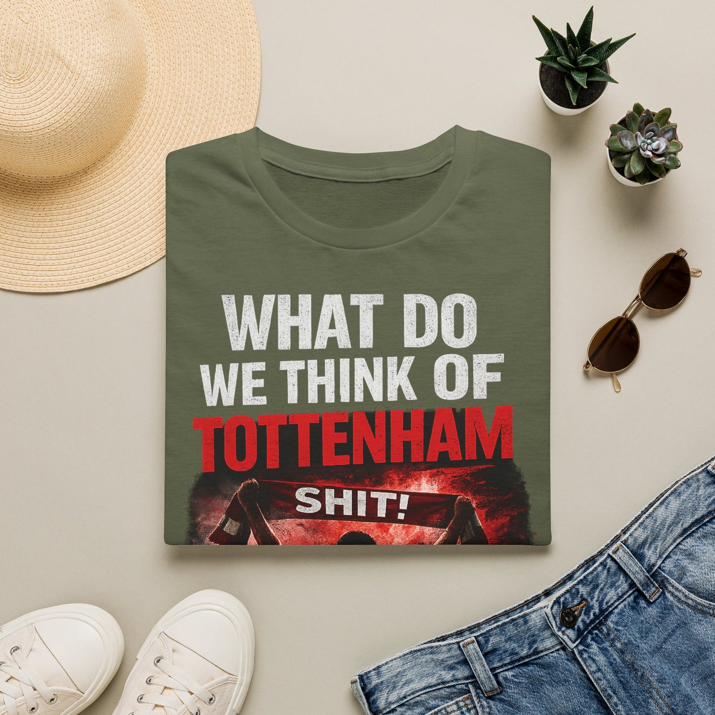 Arsenal "What Do We Think of Tottenham?" T-Shirt — Football Rivalry Tee