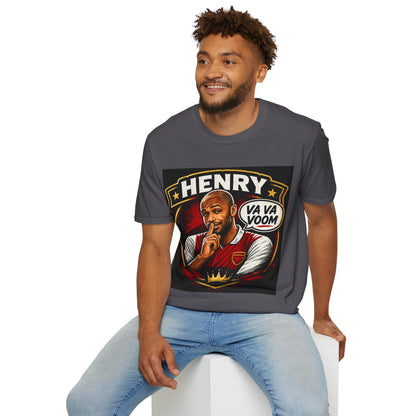 Arsenal 'Va Va Boom' Henry Football Legend T-Shirt