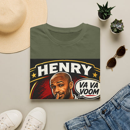 Arsenal 'Va Va Boom' Henry Football Legend T-Shirt