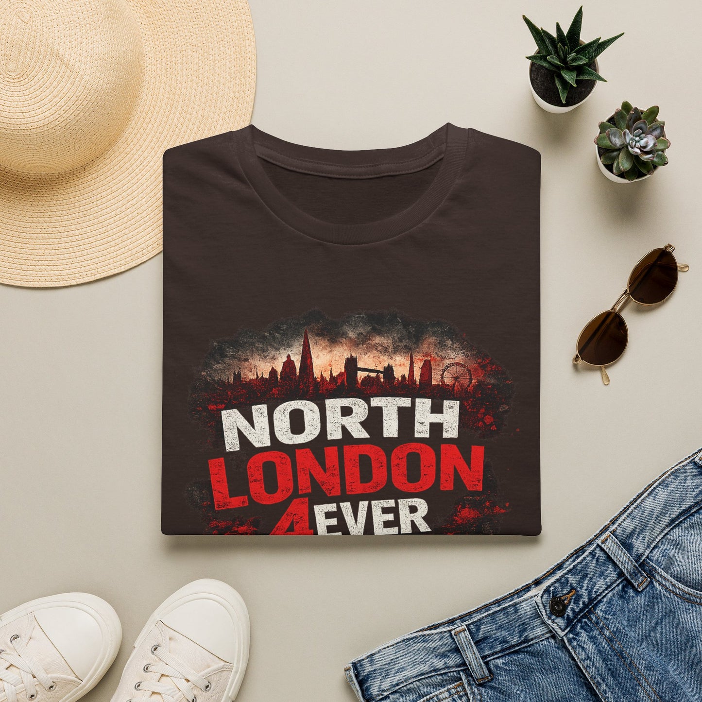 Arsenal 'North London 4ever' Champions T-Shirt