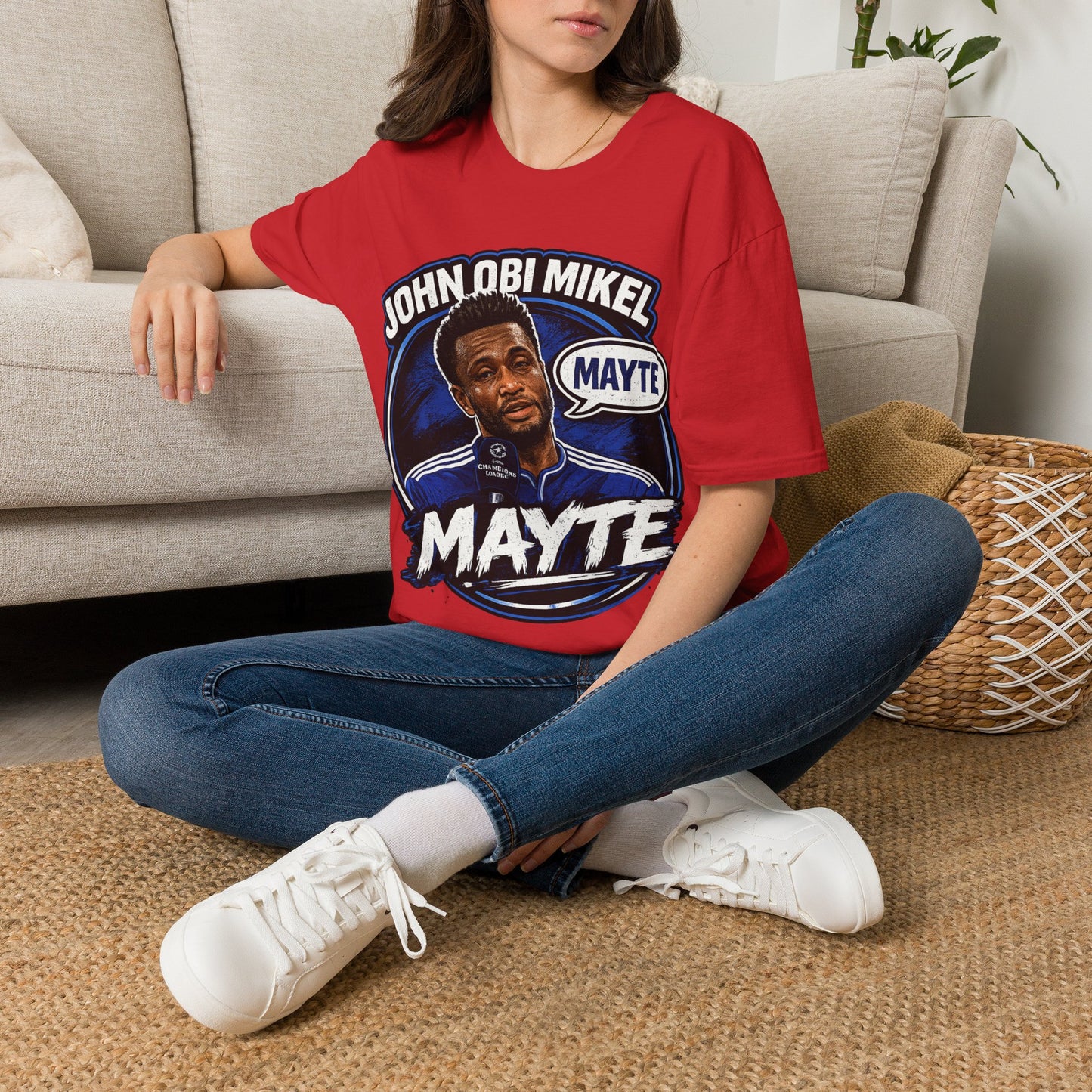 John Obi Mikel Premier League Legend T-Shirt — Funny Podcast Quote