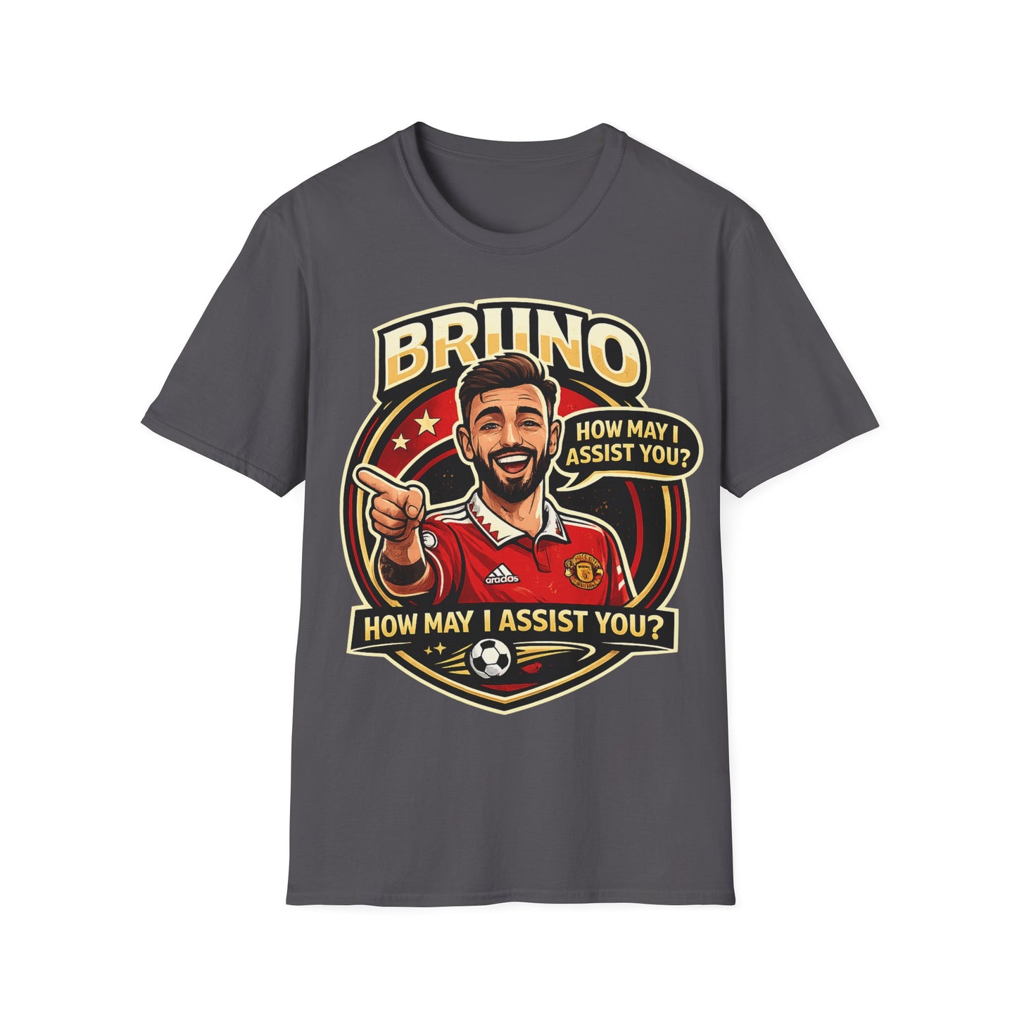 Bruno Fernandes Assist Record Celebration T-Shirt — Man United Fan Tee