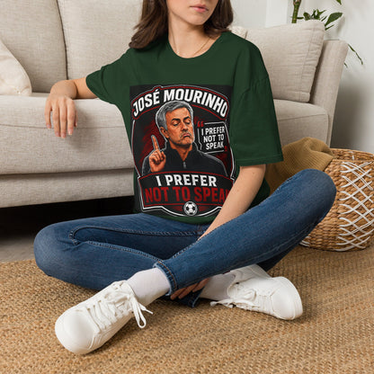 José Mourinho 'I Prefer Not to Speak' T-Shirt — Funny Football Manager Quote