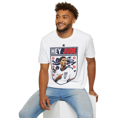 Hey Jude - Jude Bellingham England T-Shirt — Retro Football Graphic Tee