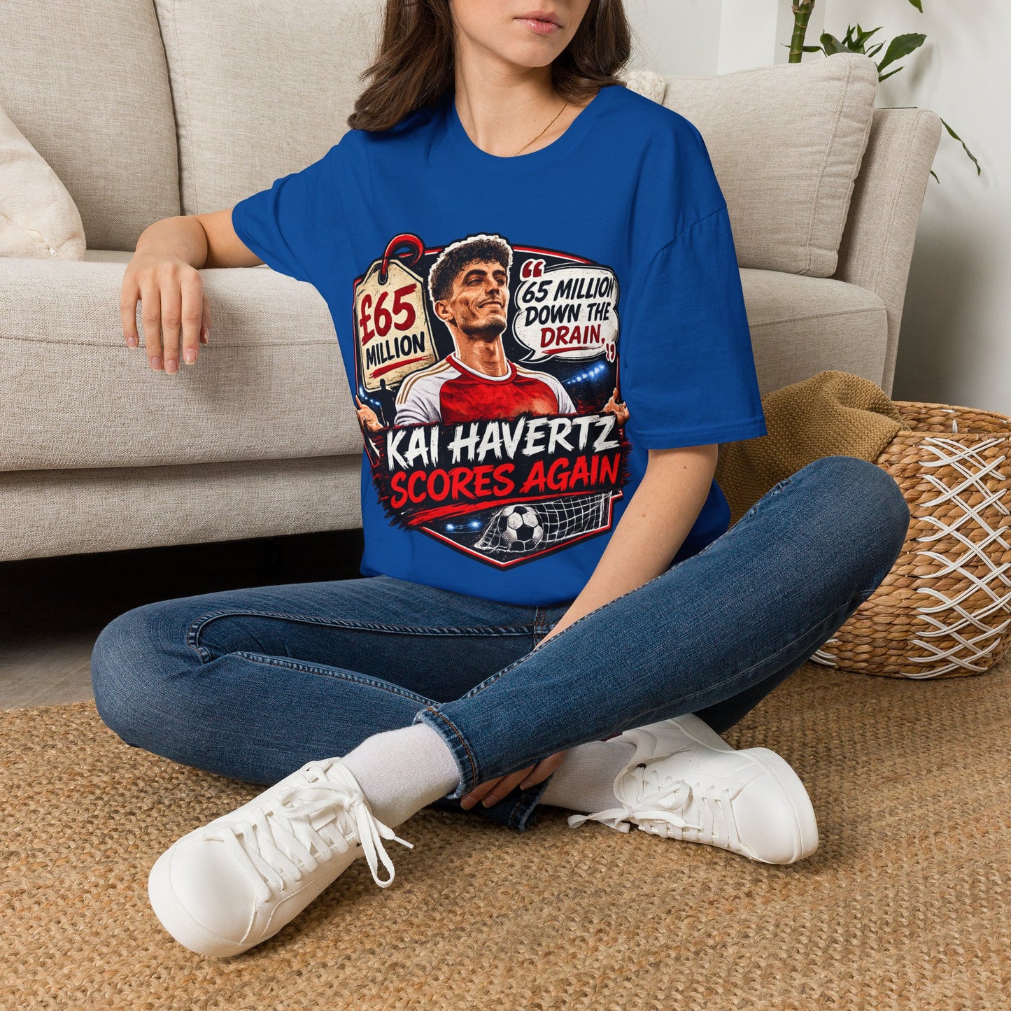Kai Havertz '65 Million Down the Drain' T-Shirt — Arsenal Football Tee