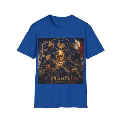 France World Cup 2026 T-Shirt — "Imbattable" (Mbappé, Dembélé, Saliba, Cherki)