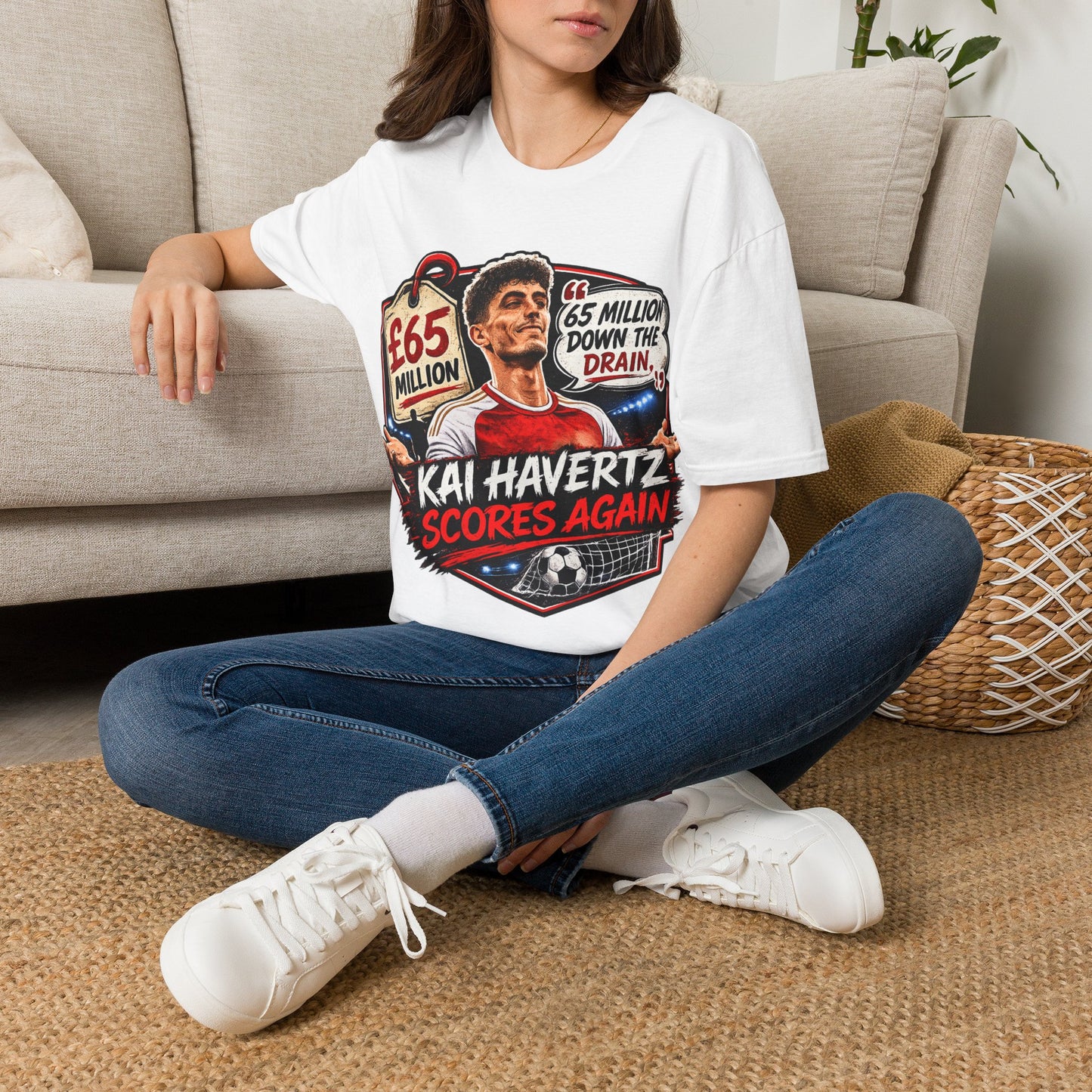 Kai Havertz '65 Million Down the Drain' T-Shirt — Arsenal Football Tee