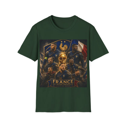 France World Cup 2026 T-Shirt — "Imbattable" (Mbappé, Dembélé, Saliba, Cherki)