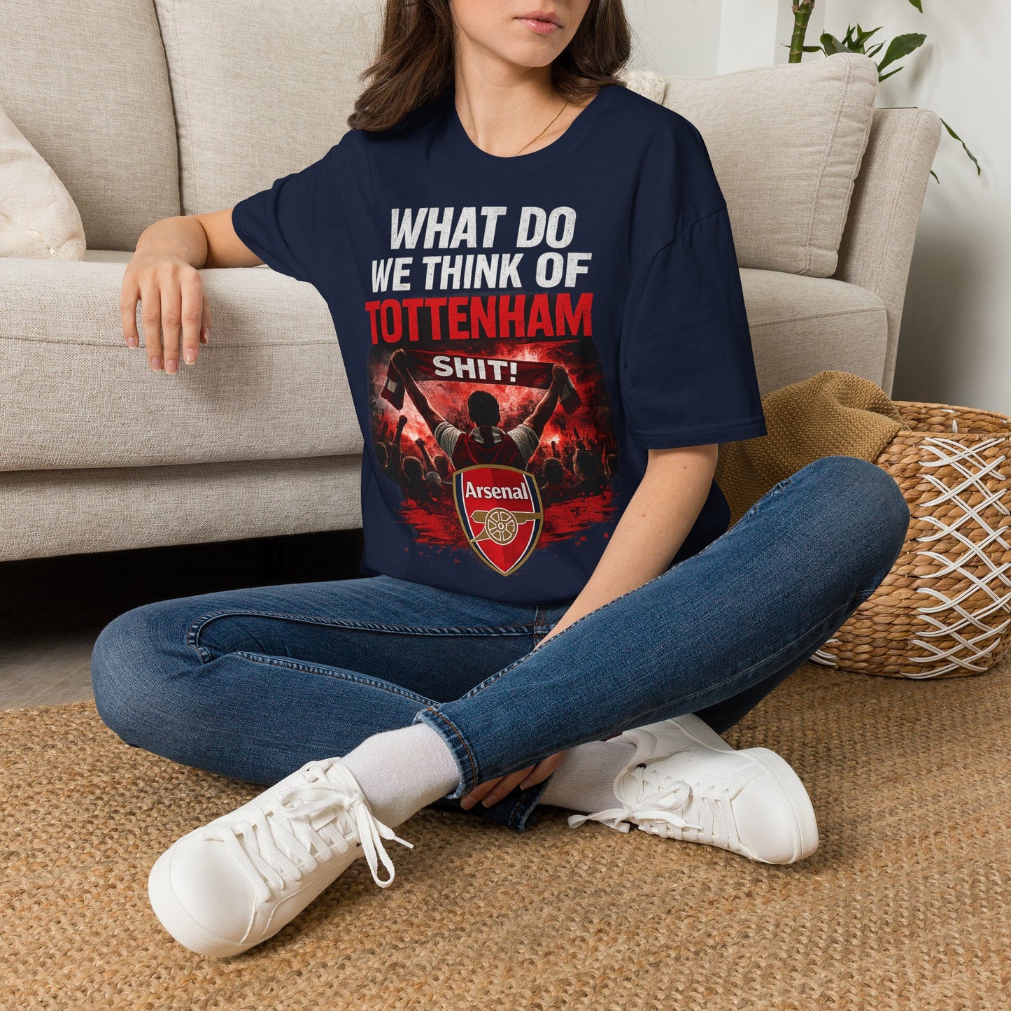 Arsenal "What Do We Think of Tottenham?" T-Shirt — Football Rivalry Tee