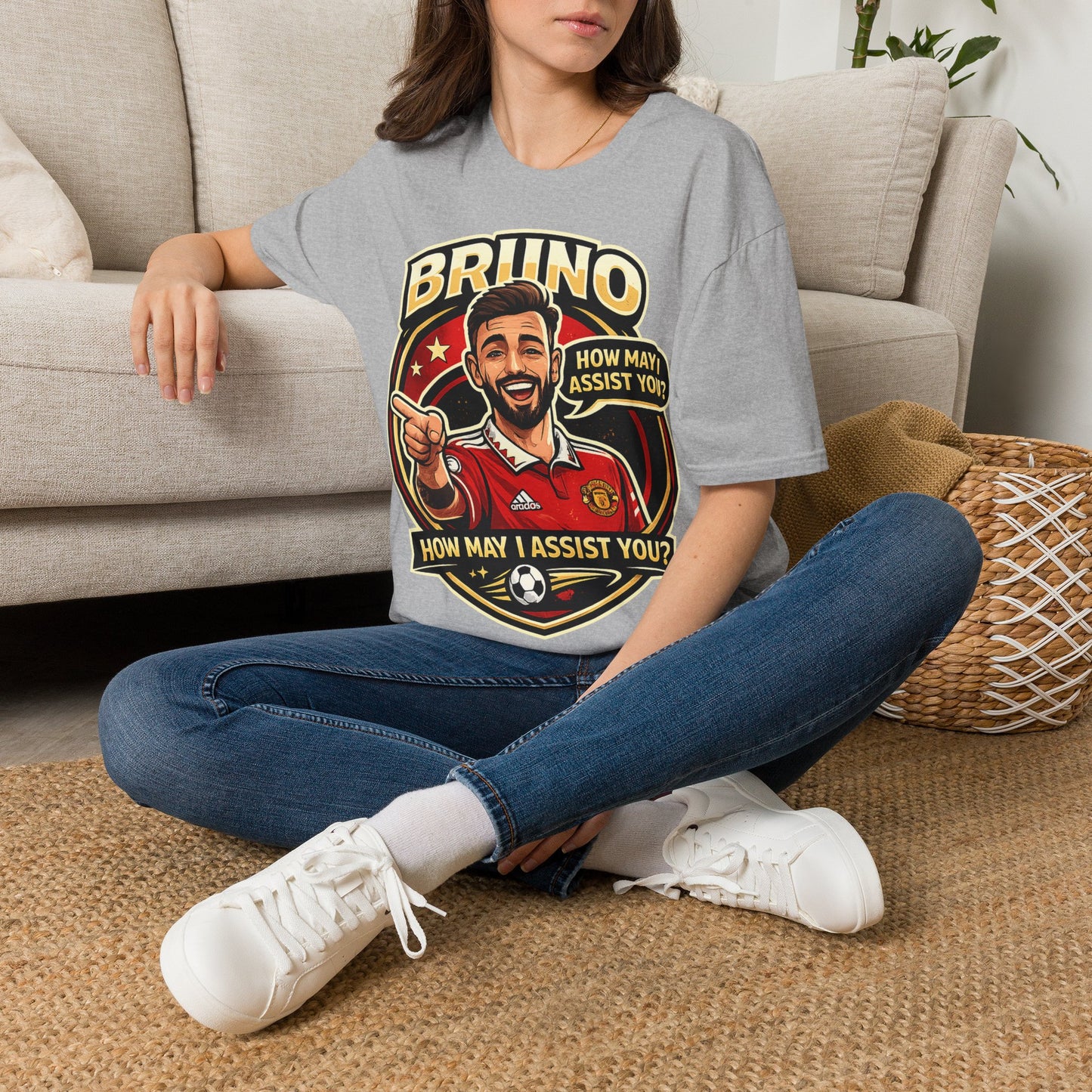 Bruno Fernandes Assist Record Celebration T-Shirt — Man United Fan Tee