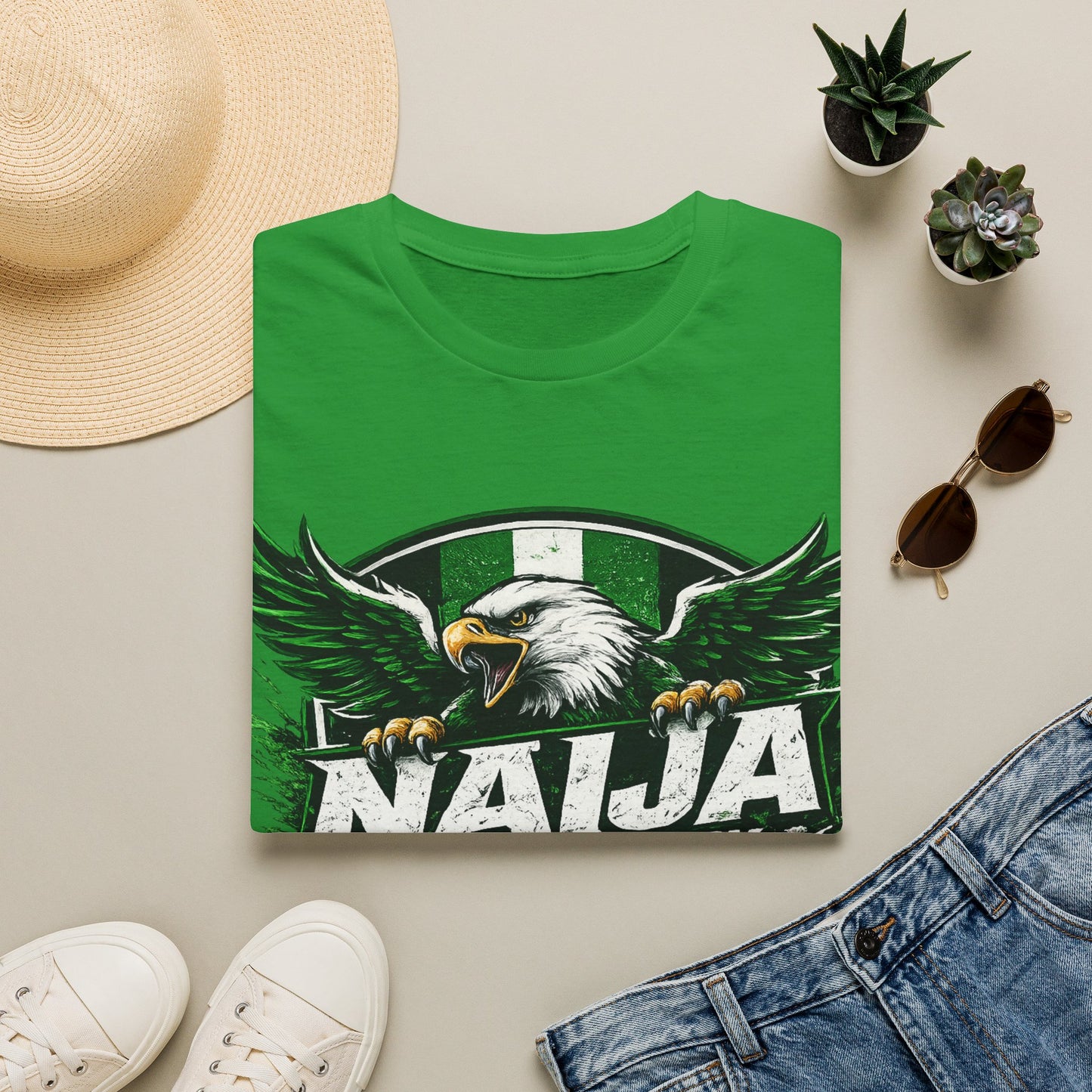 Naija No Dey Carry Last T-Shirt — Nigerian Super Eagles Football Fan Tee