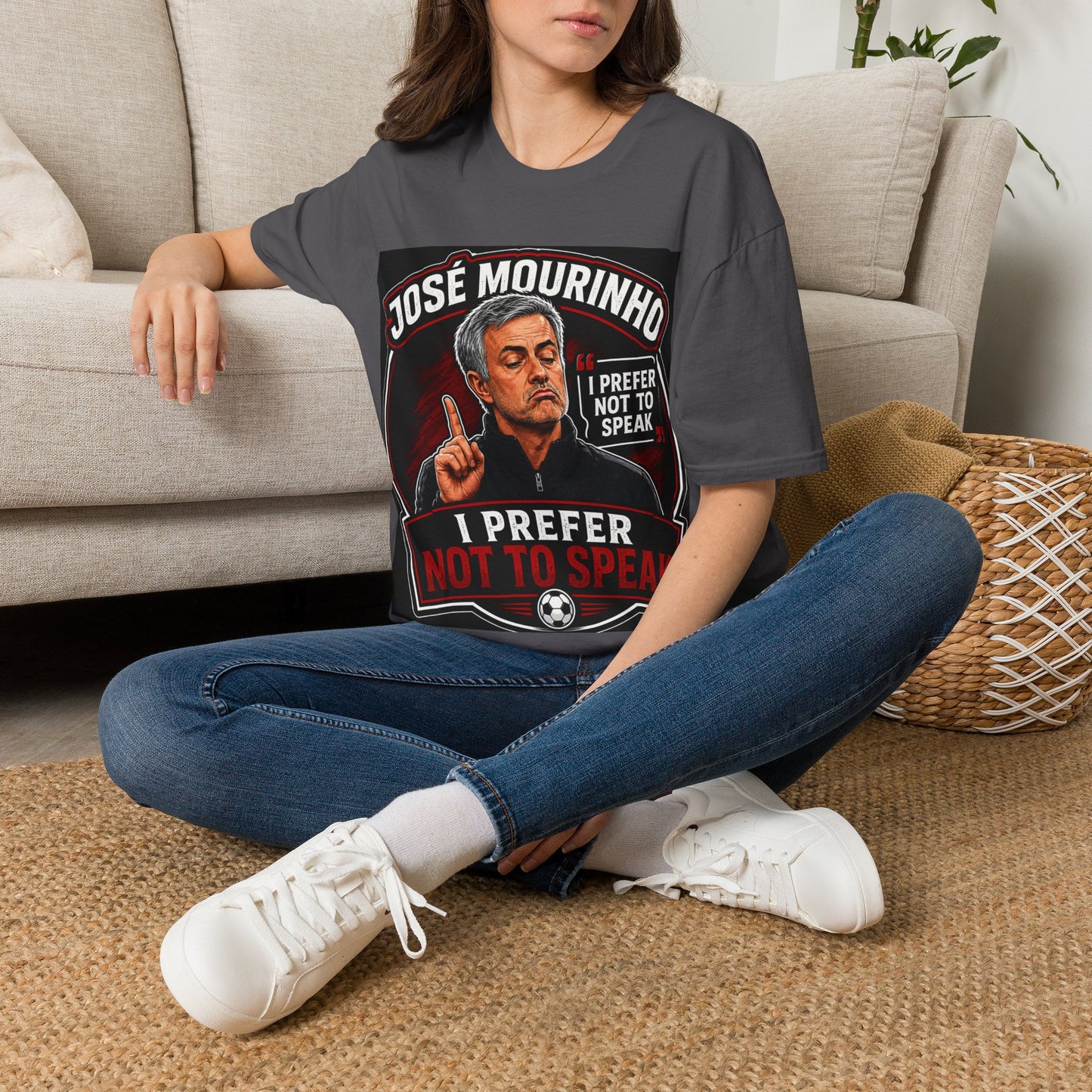 José Mourinho 'I Prefer Not to Speak' T-Shirt — Funny Football Manager Quote