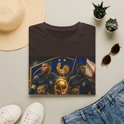 France World Cup 2026 T-Shirt — "Imbattable" (Mbappé, Dembélé, Saliba, Cherki)