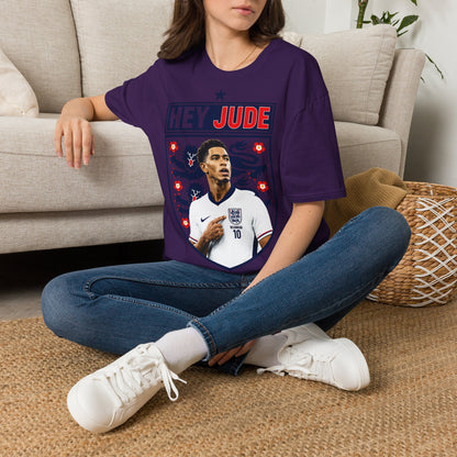 Hey Jude - Jude Bellingham England T-Shirt — Retro Football Graphic Tee