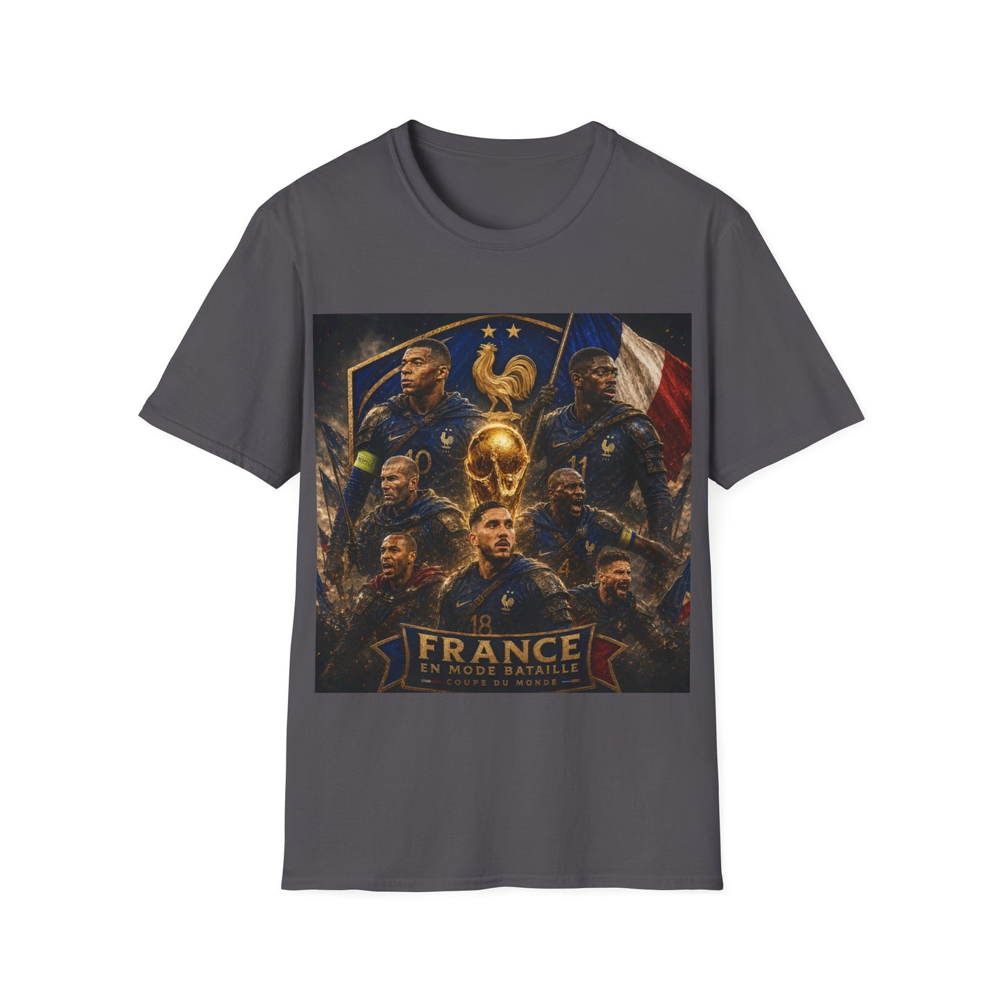 France World Cup 2026 T-Shirt — "Imbattable" (Mbappé, Dembélé, Saliba, Cherki)