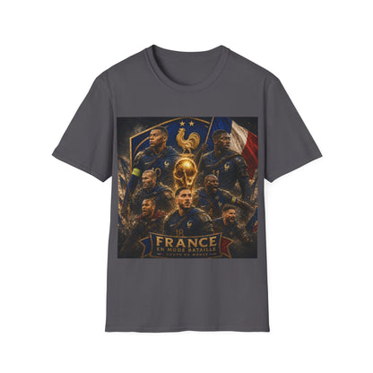 France World Cup 2026 T-Shirt — "Imbattable" (Mbappé, Dembélé, Saliba, Cherki)