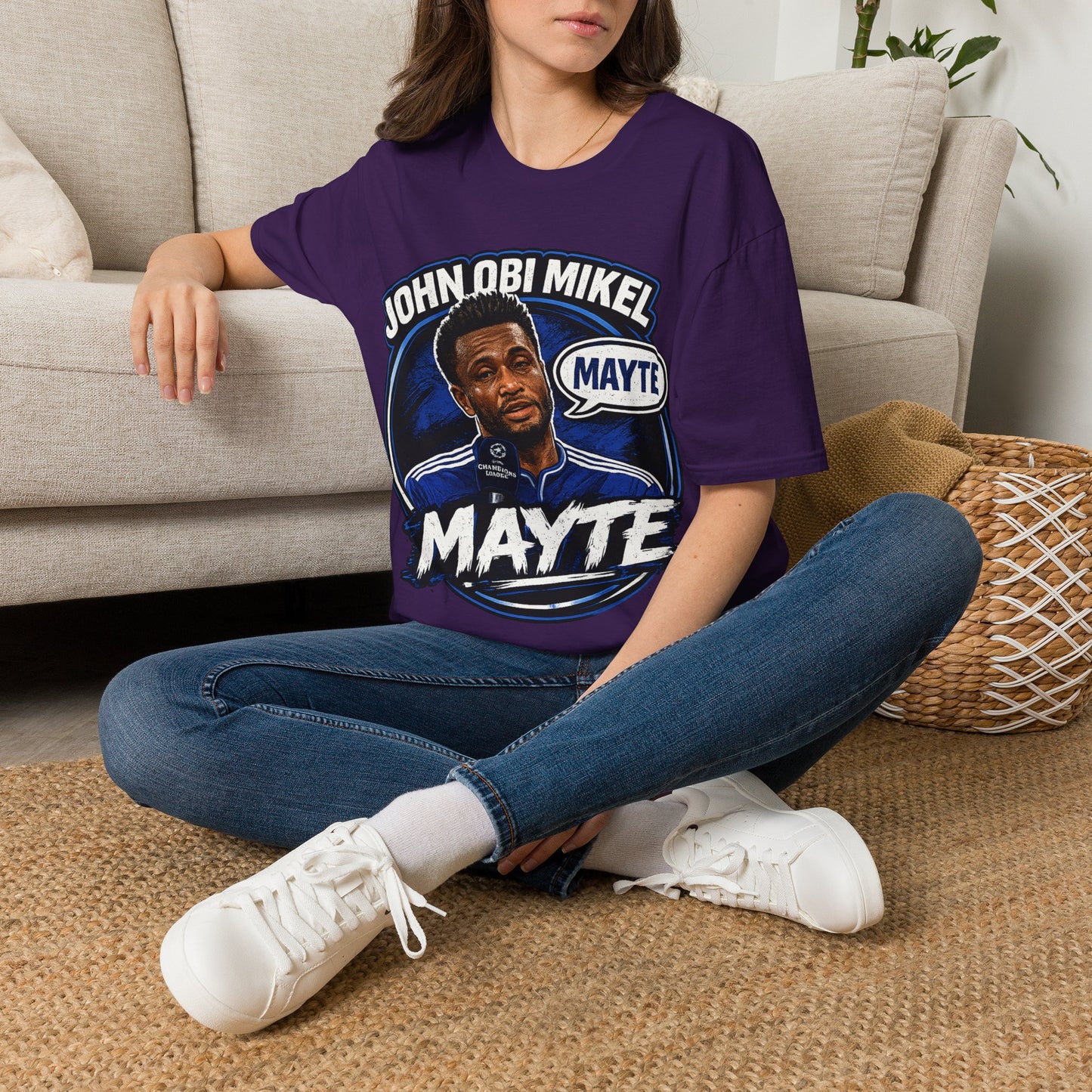 John Obi Mikel Premier League Legend T-Shirt — Funny Podcast Quote