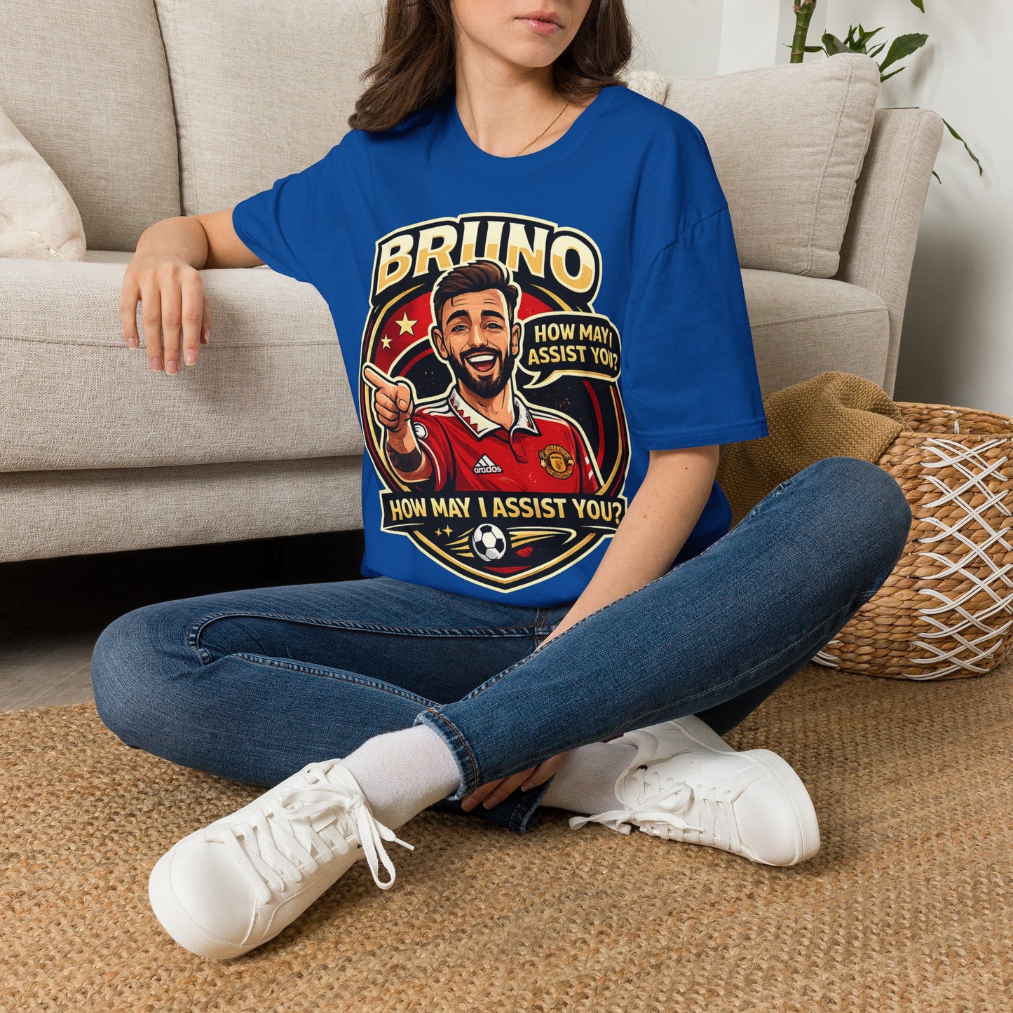 Bruno Fernandes Assist Record Celebration T-Shirt — Man United Fan Tee