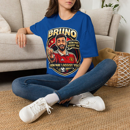 Bruno Fernandes Assist Record Celebration T-Shirt — Man United Fan Tee