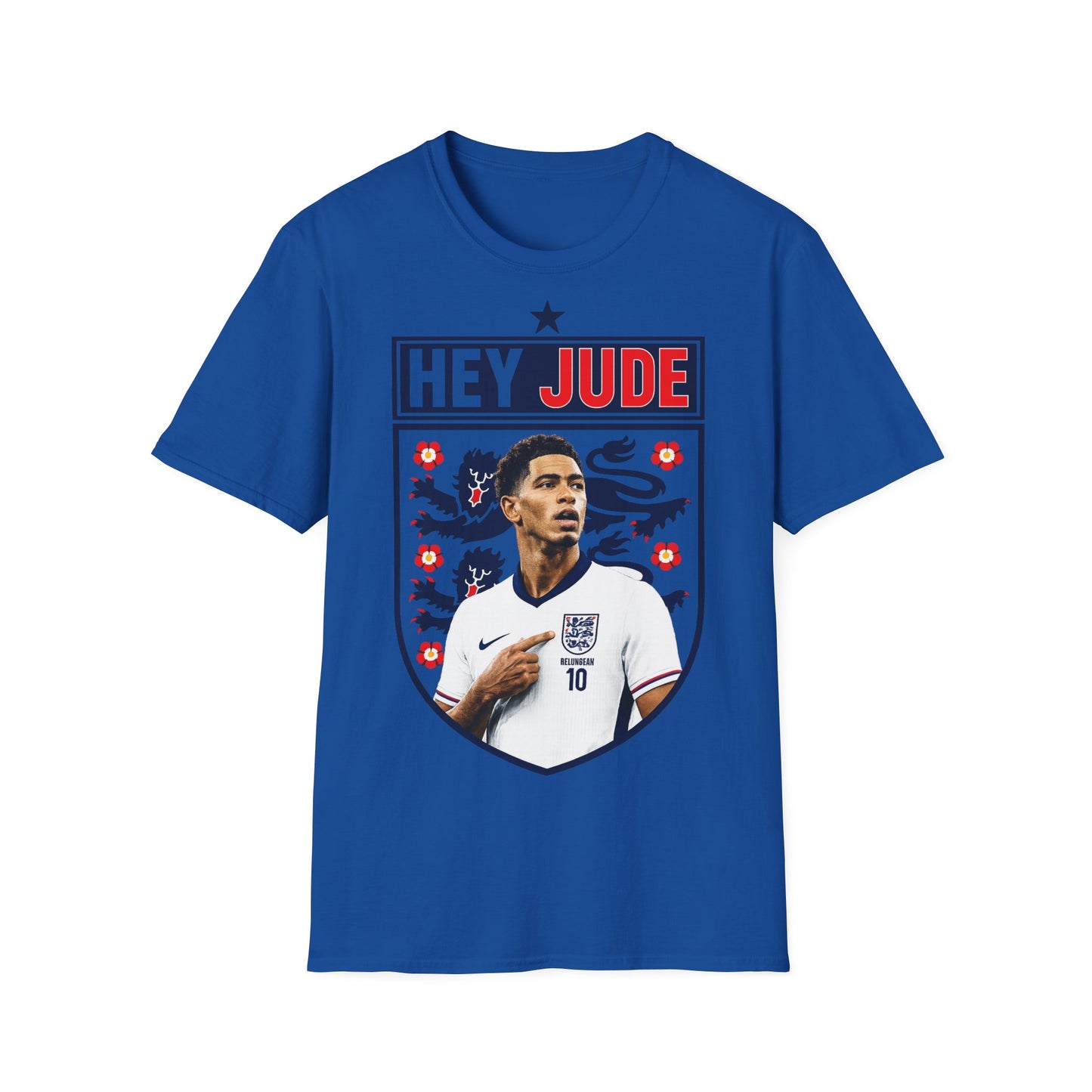 Hey Jude - Jude Bellingham England T-Shirt — Retro Football Graphic Tee