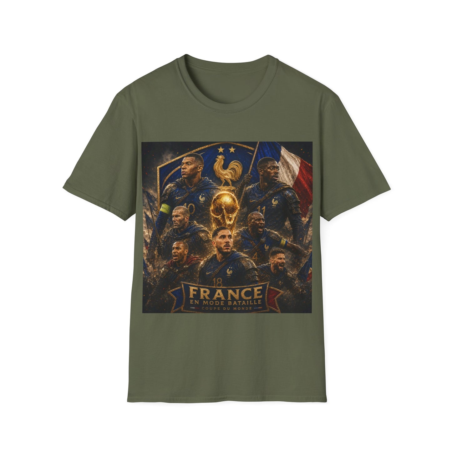 France World Cup 2026 T-Shirt — "Imbattable" (Mbappé, Dembélé, Saliba, Cherki)