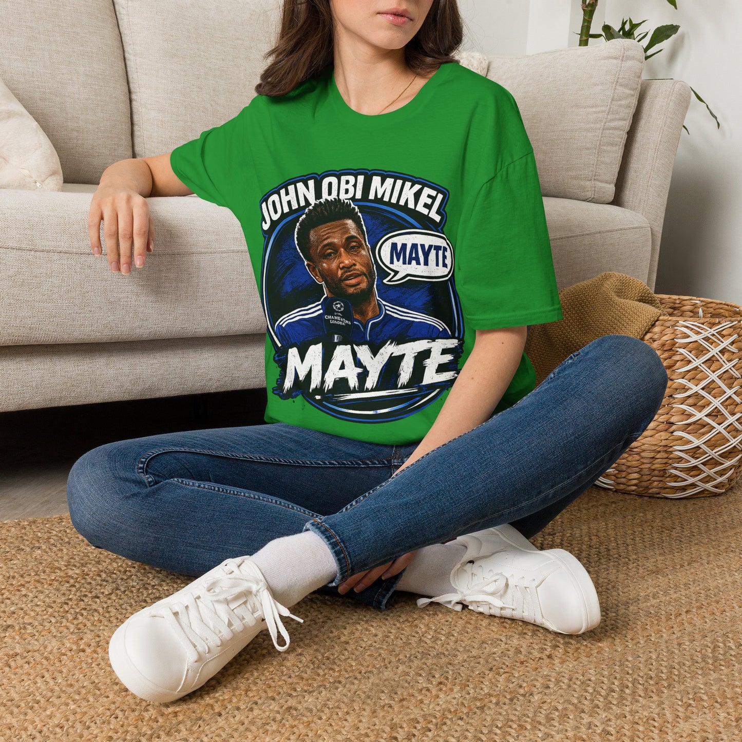 John Obi Mikel Premier League Legend T-Shirt — Funny Podcast Quote