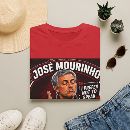 José Mourinho 'I Prefer Not to Speak' T-Shirt — Funny Football Manager Quote