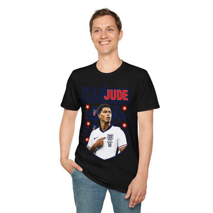 Hey Jude - Jude Bellingham England T-Shirt — Retro Football Graphic Tee