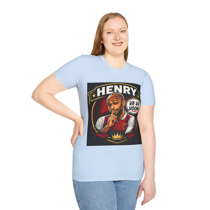 Arsenal 'Va Va Boom' Henry Football Legend T-Shirt