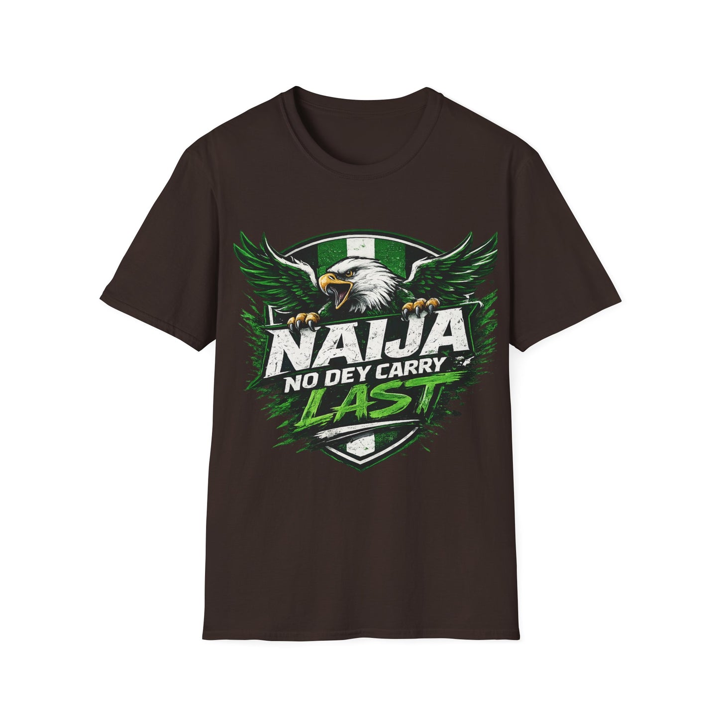 Naija No Dey Carry Last T-Shirt — Nigerian Super Eagles Football Fan Tee