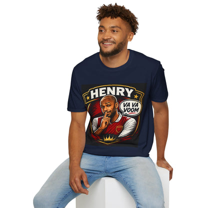 Arsenal 'Va Va Boom' Henry Football Legend T-Shirt