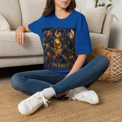France World Cup 2026 T-Shirt — "Imbattable" (Mbappé, Dembélé, Saliba, Cherki)