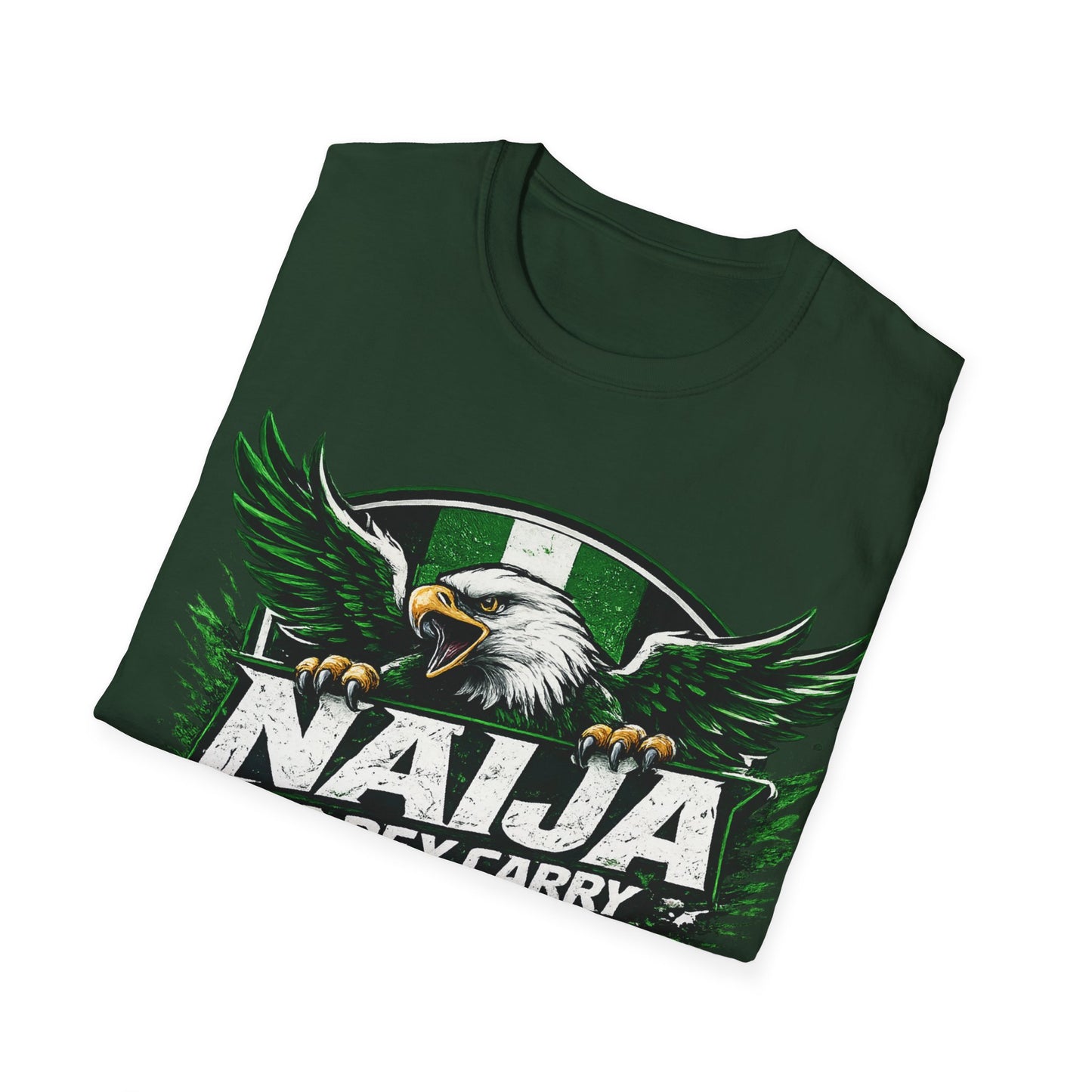 Naija No Dey Carry Last T-Shirt — Nigerian Super Eagles Football Fan Tee