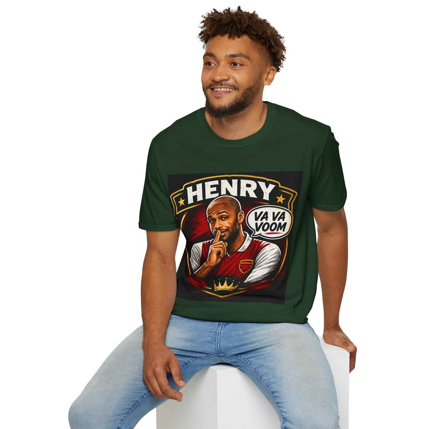 Arsenal 'Va Va Boom' Henry Football Legend T-Shirt