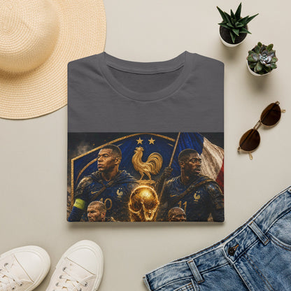 France World Cup 2026 T-Shirt — "Imbattable" (Mbappé, Dembélé, Saliba, Cherki)