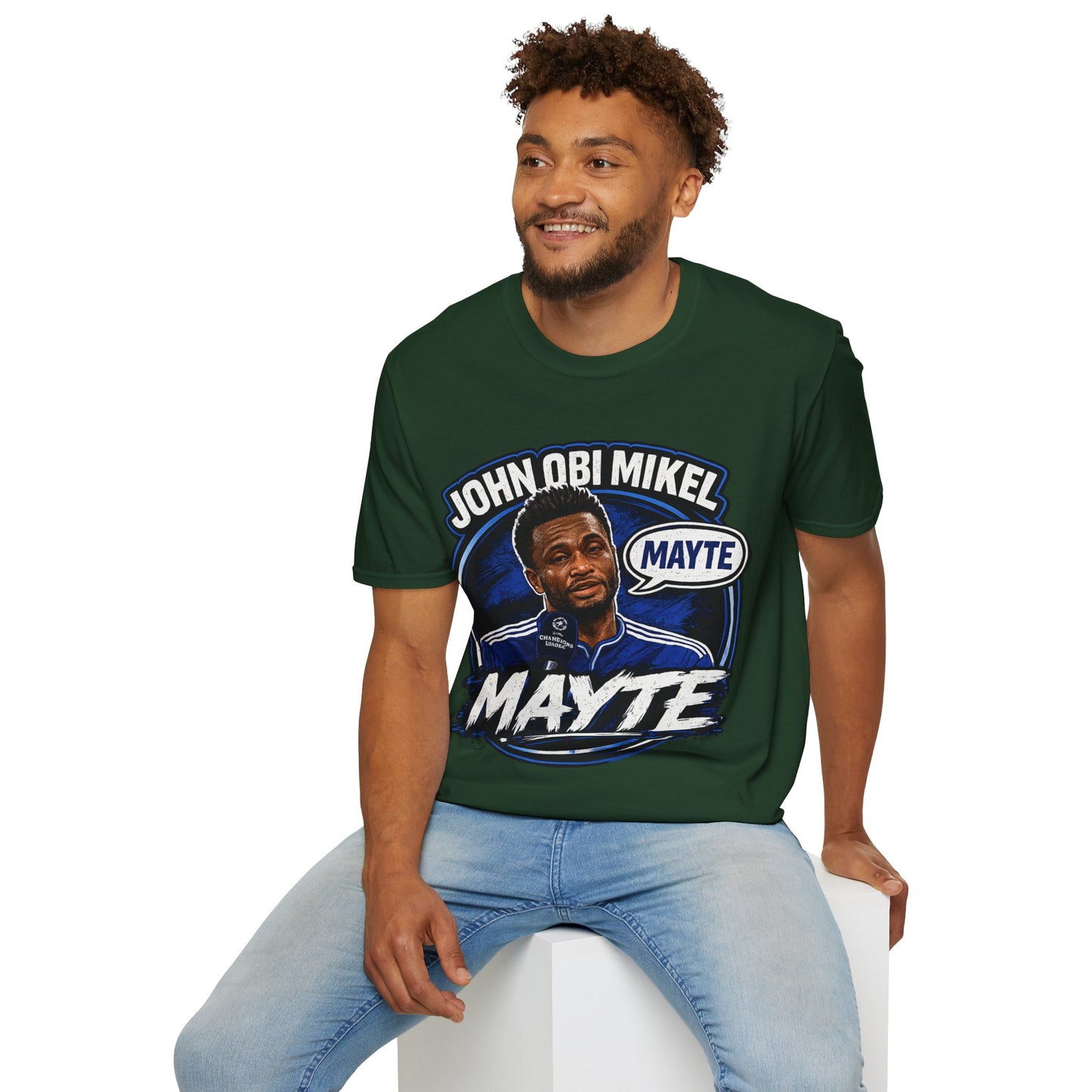 John Obi Mikel Premier League Legend T-Shirt — Funny Podcast Quote