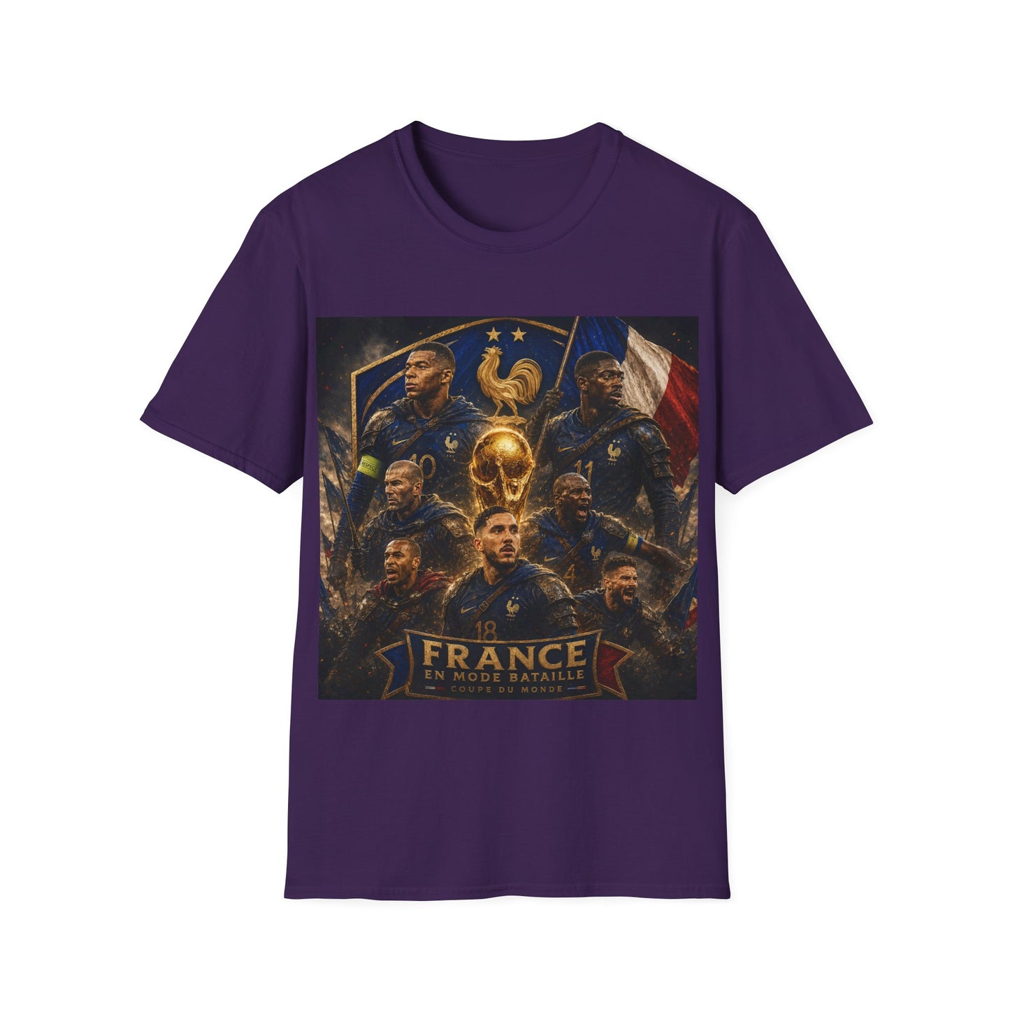 France World Cup 2026 T-Shirt — "Imbattable" (Mbappé, Dembélé, Saliba, Cherki)