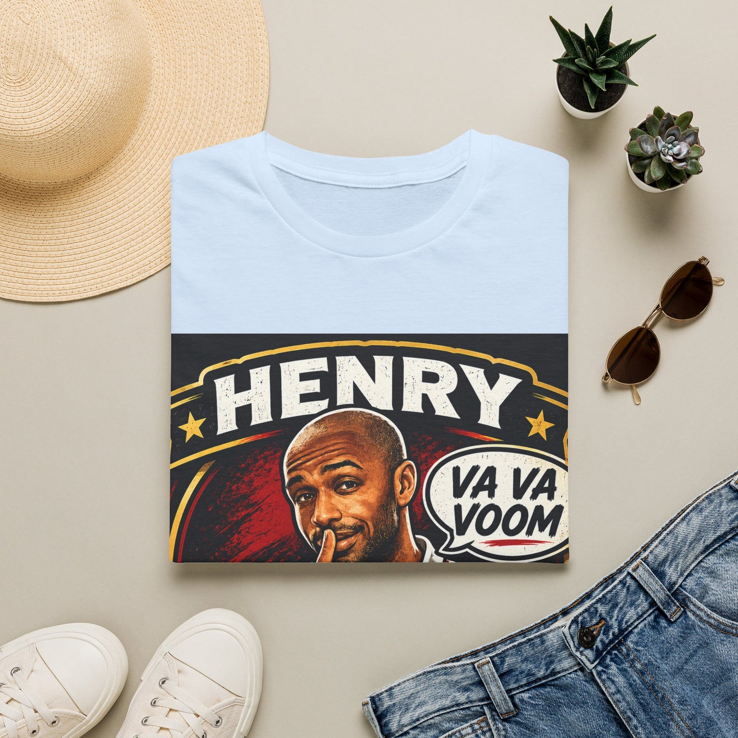 Arsenal 'Va Va Boom' Henry Football Legend T-Shirt