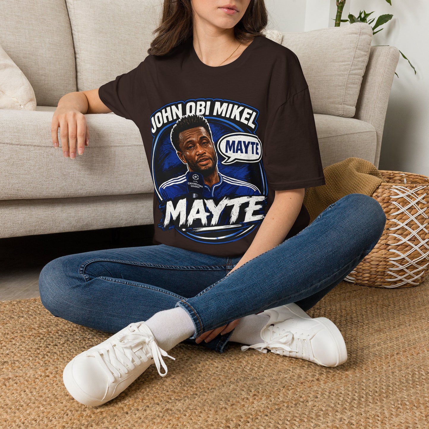 John Obi Mikel Premier League Legend T-Shirt — Funny Podcast Quote
