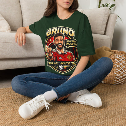 Bruno Fernandes Assist Record Celebration T-Shirt — Man United Fan Tee