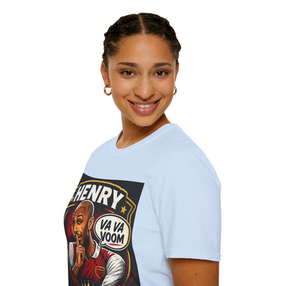 Arsenal 'Va Va Boom' Henry Football Legend T-Shirt