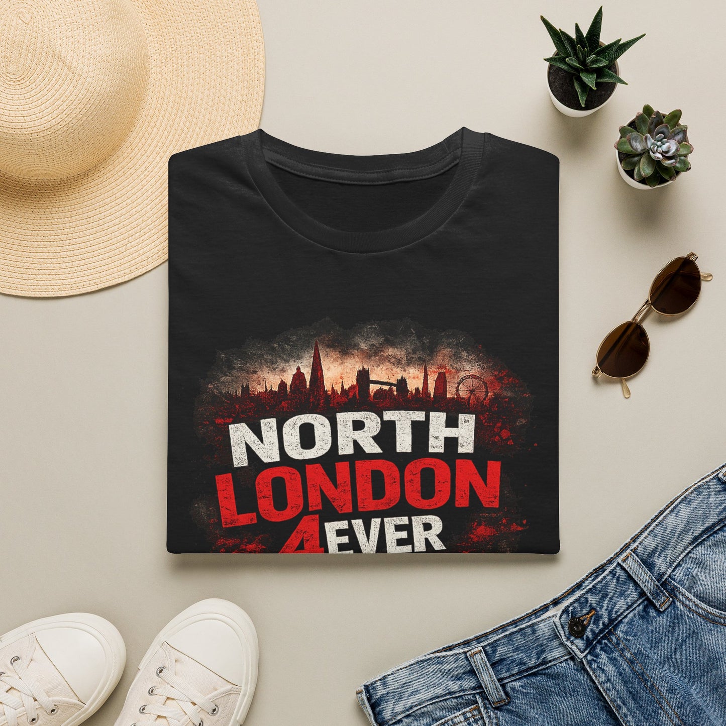 Arsenal 'North London 4ever' Champions T-Shirt